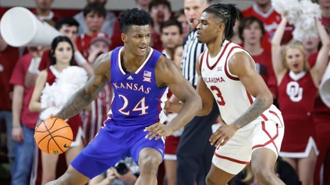Kansas vs Oklahoma basketball