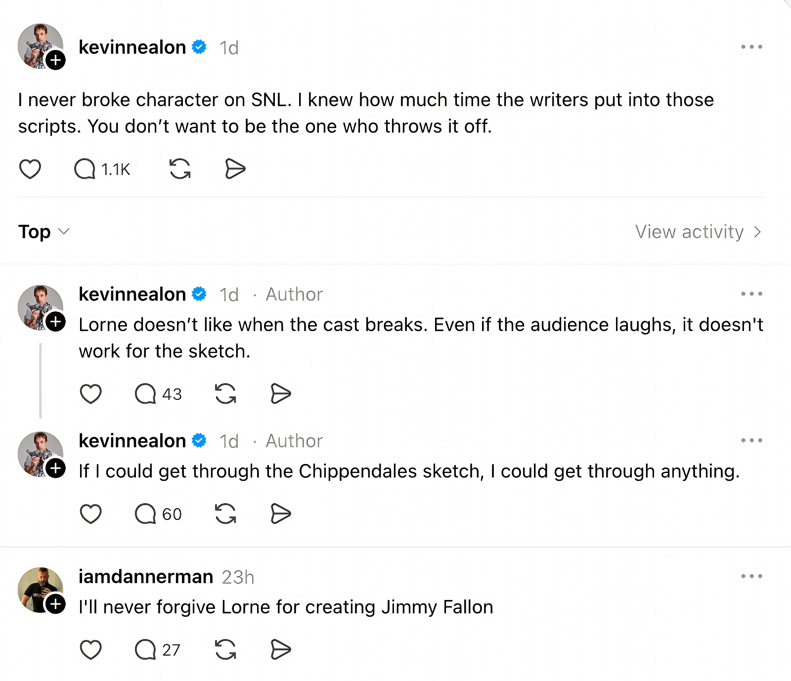 SNL alum Kevin Nealon discusses breaking character on Saturday Night Live