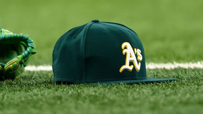 las-vegas-as-athletics-hat-on-field
