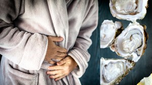 person sick with norovirus from oysters
