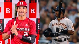 Barry Bonds’ Nephew Won’t Stop Tearing The Cover Off The Ball While Mashing Huge Home Runs At Rutgers