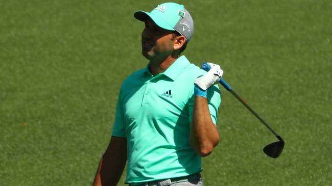 Sergio Garcia at The Masters in 2018