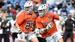 Syracuse Lacrosse Burn The Boats Slogan Warmups Hernan Cortes Racist