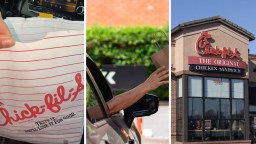 Arizona Woman Goes Through Chick-Fil-A Drive-Thru, Gets Approached By Worker With An Extra Bag. Then She Looks Inside