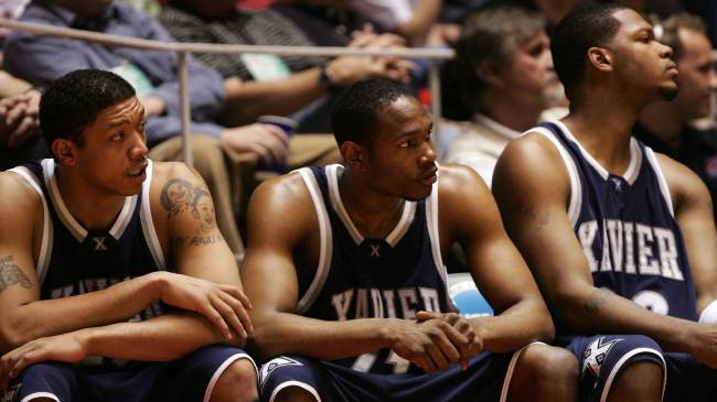Xavier basketball players at 2006 NCAA Tournament