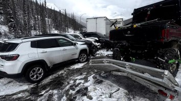 Massive 75 Car Pileup Caused By Snow Shuts Down Major Interstate In Colorado For Hours
