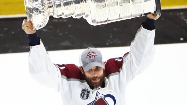 Andrew Cogliano with Stanley Cup