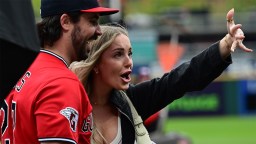 Cleveland Guardians Catcher Austin Hedges Proposes To Girlfriend Using Jumbotron On The Field