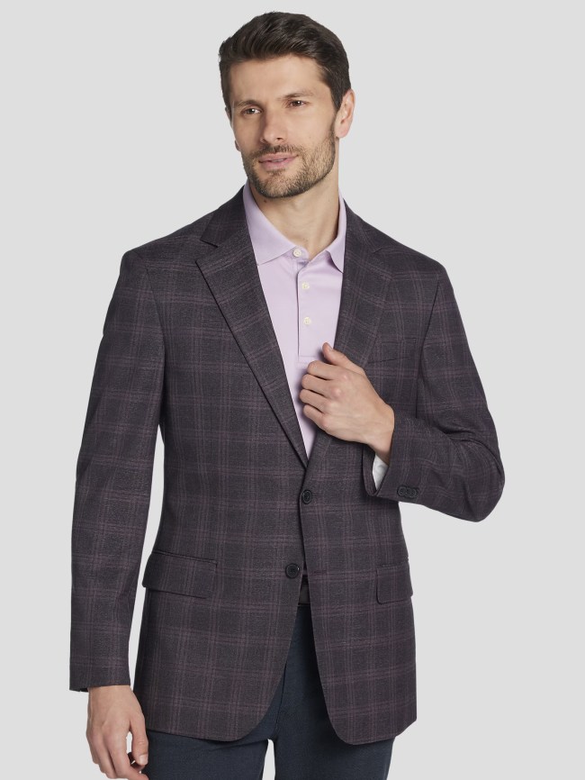 Awearness Kenneth Cole Plaid Sport Coat