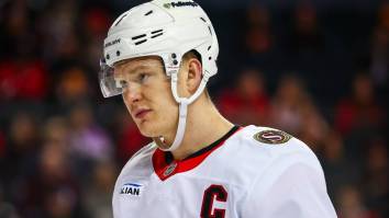 Brady Tkachuk Managed To Get Called For Slashing While Sitting On The Bench (And Got Hit With A Fine For Good Measure)