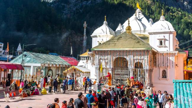 Gangotri Hindu temple in India