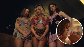 Scantily-Clad Margaret Qualley, Madelyn Cline Prance Around In Lingerie With Sabrina Carpenter In Her Music Video For ‘House Tour’