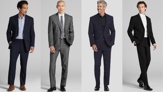 Men's Wearhouse suits on sale
