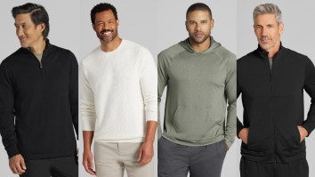 Still Chilly Out? These Sweaters, Jackets, and Pullovers Are All Under $20 This Week At Men’s Wearhouse!