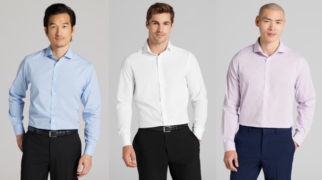 Men's Wearhouse weekend flash sale on dress shirts