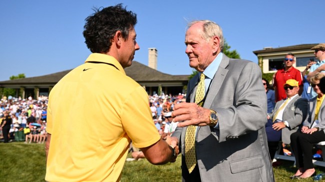 Rory McIlroy and Jack Nicklaus