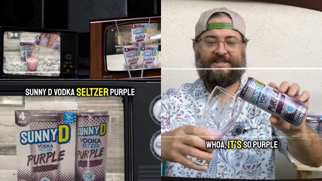 SunnyD Vodka Seltzer Purple