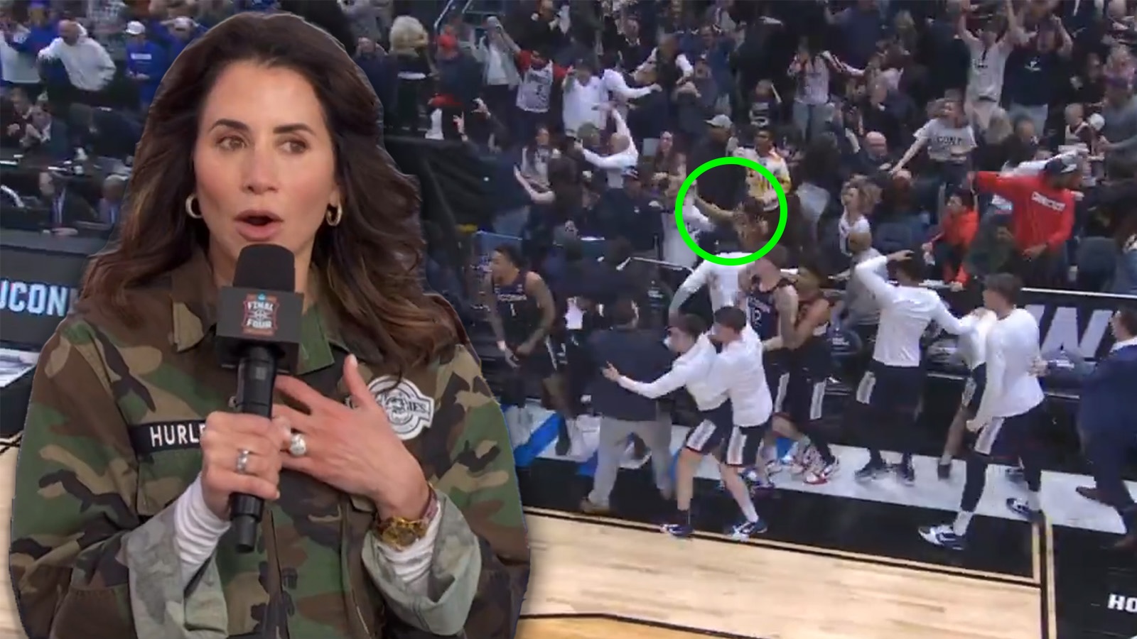 Dan Hurley’s Wife Debunks Heroic Actions To Prevent UConn From Technical Foul During March Madness