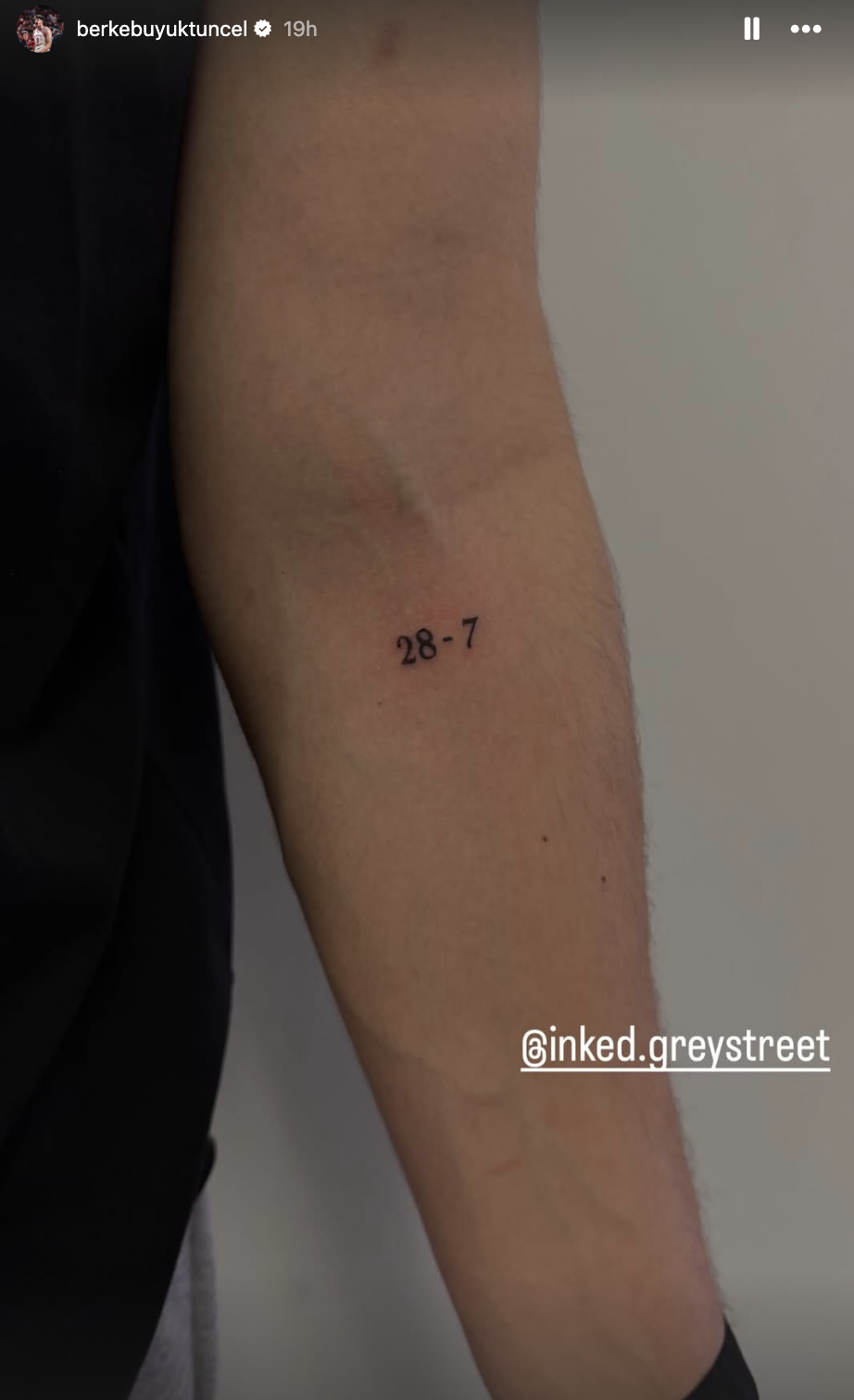 Berke Buyuktuncel Tattoo