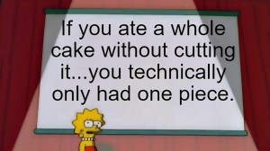 best Lisa Simpson memes about cutting cake