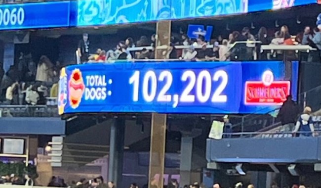 Blue Jays post 102,202 hot dog total