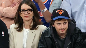 Timothee Chalamet Called Out For ‘Manspreading’ On Tina Fey While Sitting Next To Her Courtside At The Knicks Game