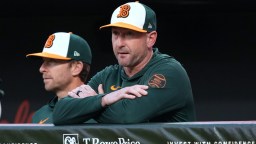 Orioles Manager Shows Off Grisly Battle Wound After Taking Line Drive To The Face