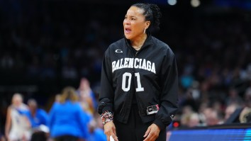 South Carolina HC Dawn Staley Clowned On For Rocking Fancy National Title Game Fit Only To Get Steamrolled By UCLA