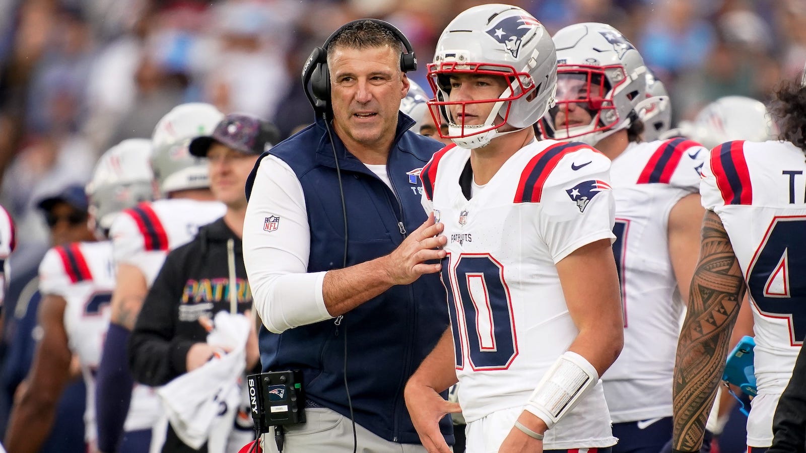 drake maye mike vrabel