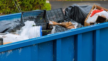 California Trash Company Unloads Dumpster On Homeowner’s Driveway Over Unpaid Bills: Watch