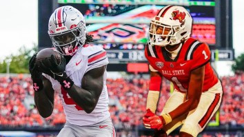 Ball State Defensive Back Gets Swole To Stop Jeremiah Smith In His First D1 Football Game
