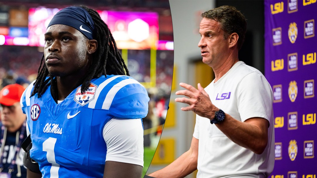 Lane Kiffin patience rebuild expectations LSU year one princewill umanmielen