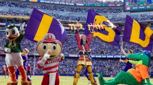 College Football's most iconic mascots featured at LSU Tiger Stadium in Baton Rouge, Louisiana