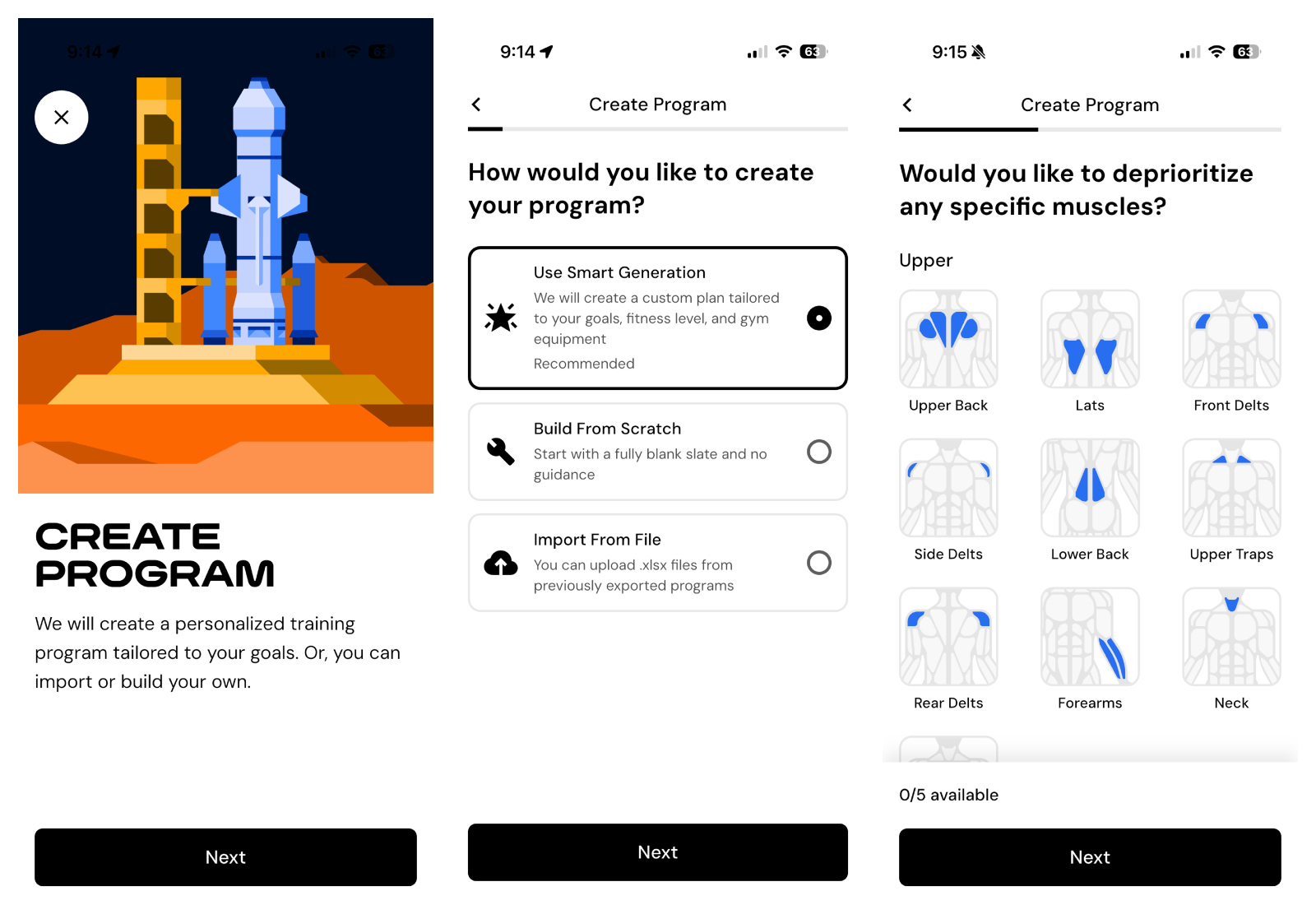 MacroFactor Workouts App in action