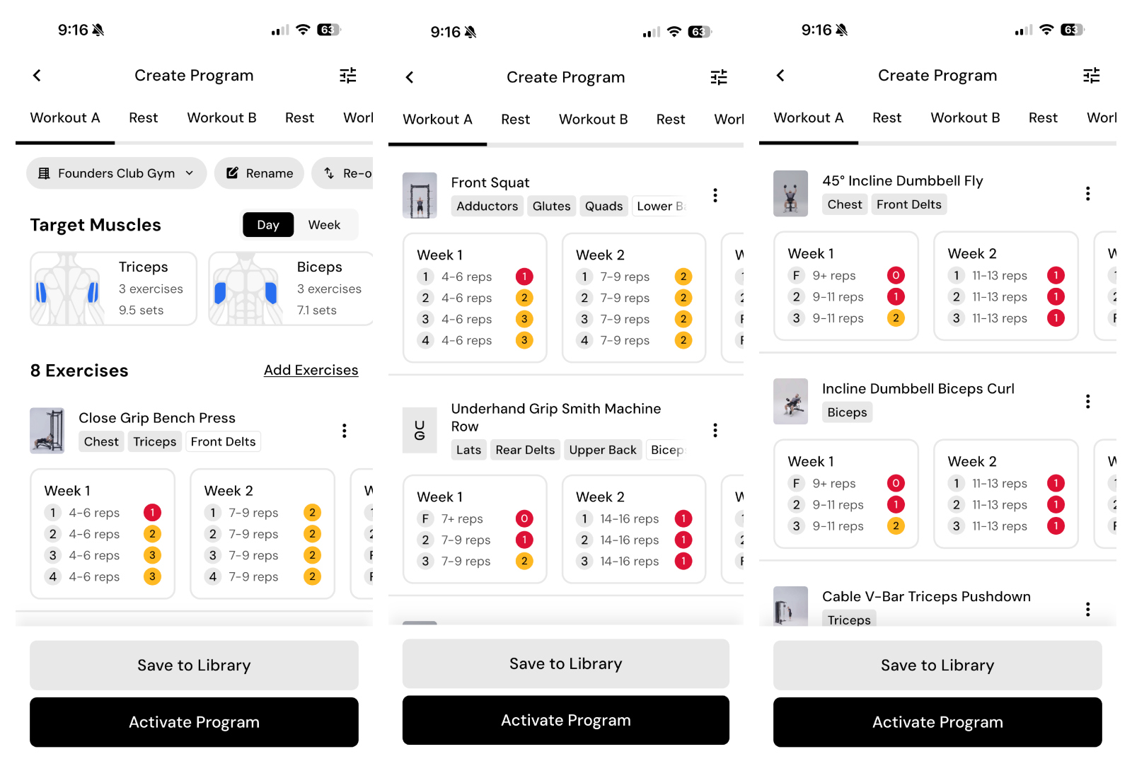 MacroFactor Workouts App in action