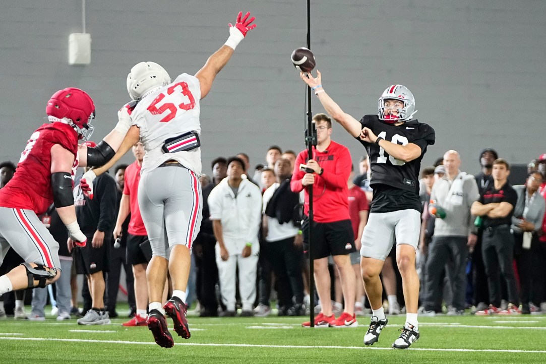 Ohio State Football Practice Julian Sayin