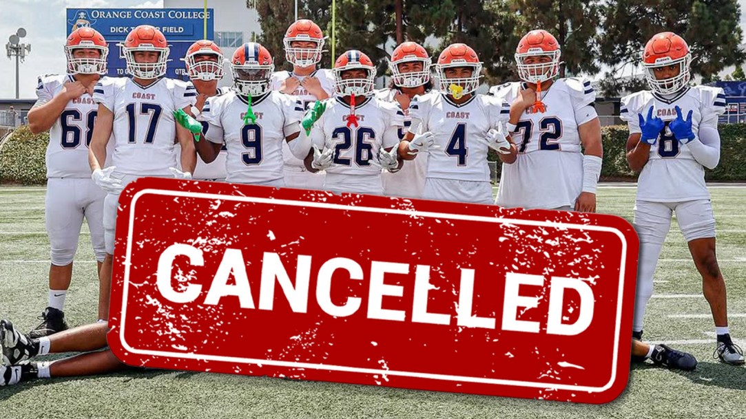 Orange Coast College Football Program Shut Down Terminated Pause