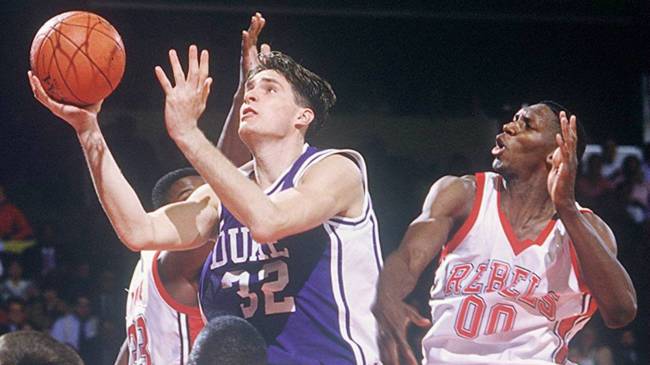 UNLV vs Duke basketball in 1990 national championship