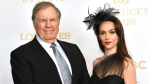 Bill-Belichick-Jordon-Hudson-at-the-Kentucky-Derby