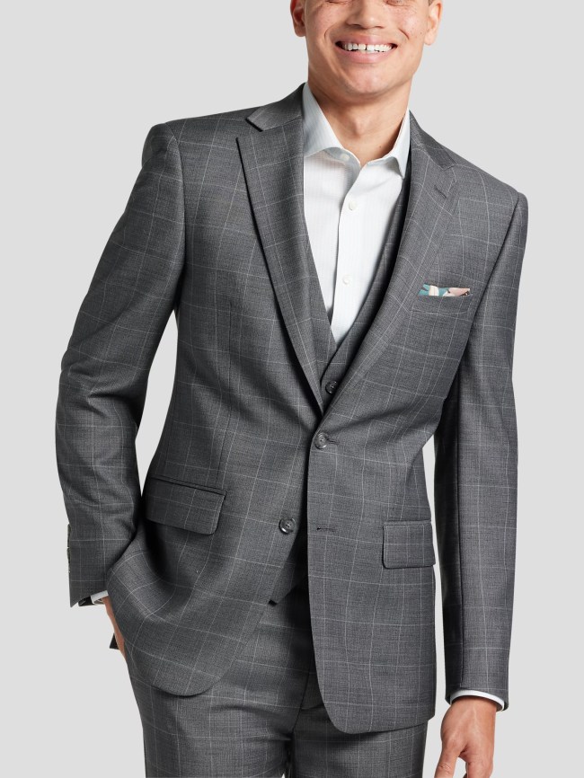 Calvin Klein Wool Blend 3-Piece Suit on sale at Men's Wearhouse
