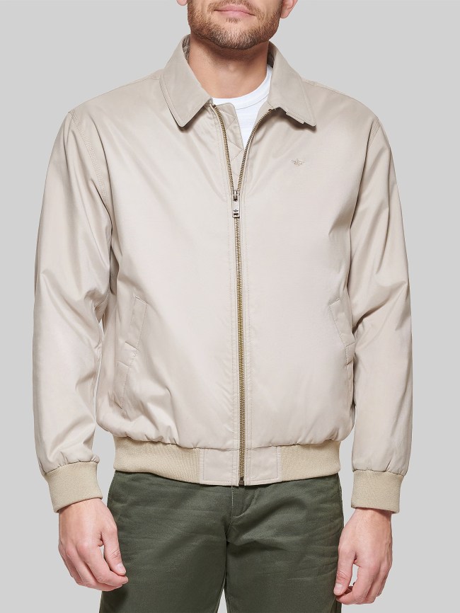 Dockers Microtwill Golf Bomber Jacket on sale at Men's Wearhouse