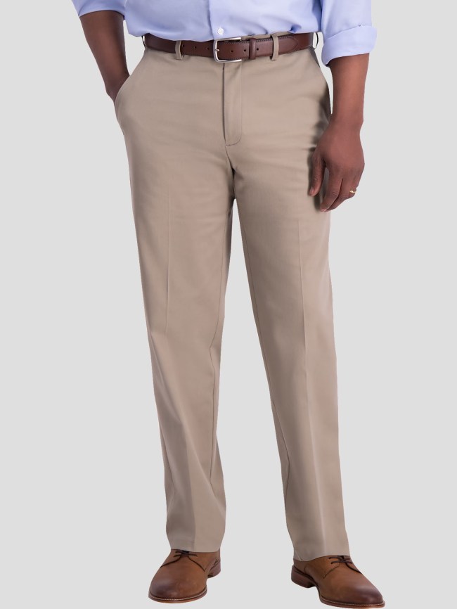 Haggar Iron-Free Premium Khaki Pant on sale at Men's Wearhouse