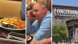 Man Orders Chicken Tenders At Longhorn Steakhouse. Then The Server Adds A Bluey Sticker On His To-Go Box