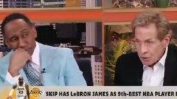 Stephen A. Smith Was Disgusted When Skip Bayless Ranked LeBron James Ninth Greatest Basketball Player Of All-Time