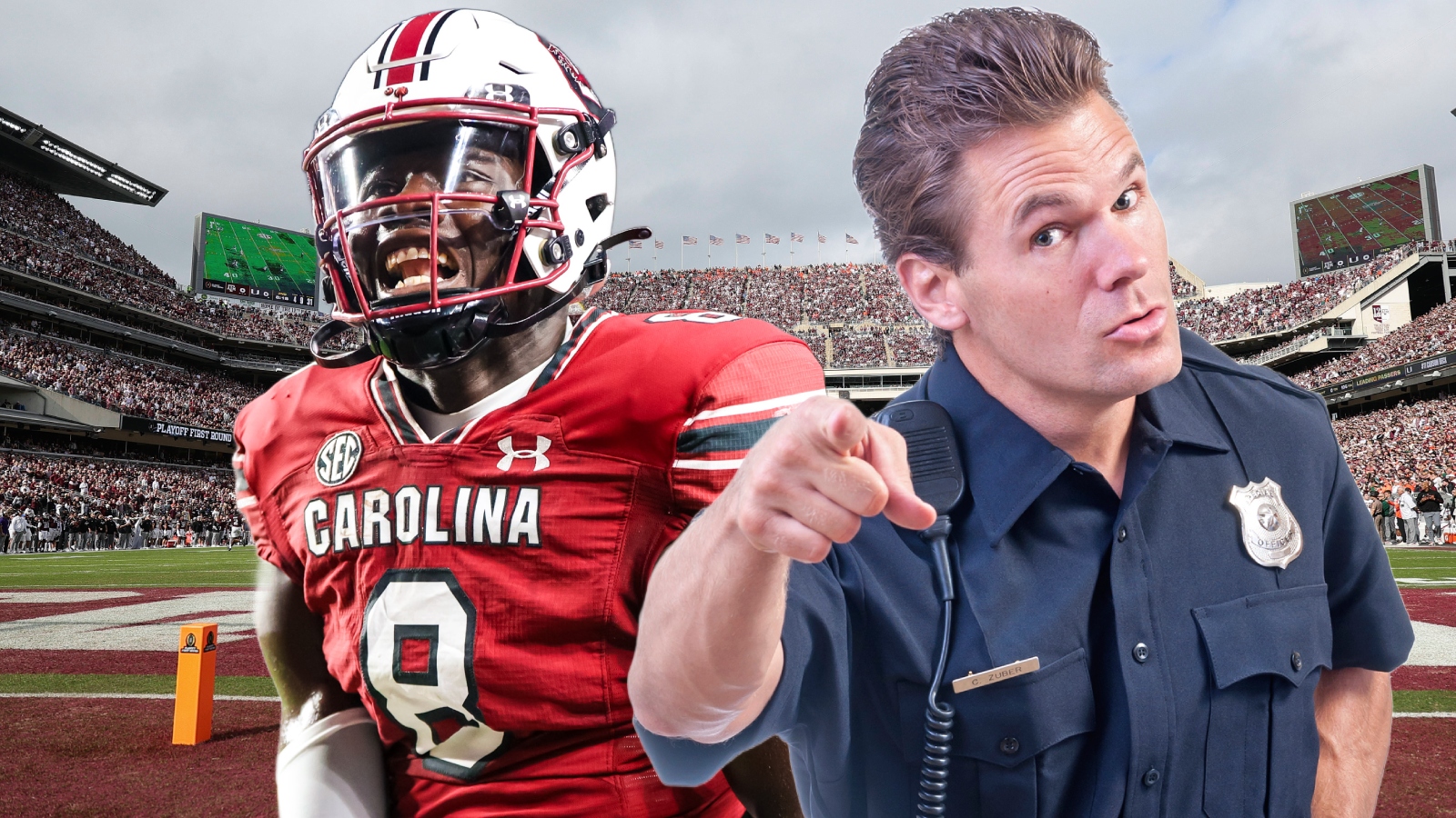 South Carolina Football Player Reveals Texas State Trooper’s Threat After Bizarre Chest Bump