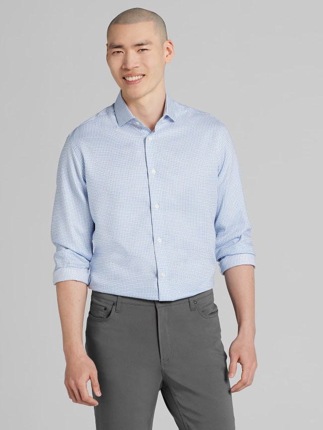 Pronto Uomo Tattersall Dress Shirt on sale at Men's Wearhouse