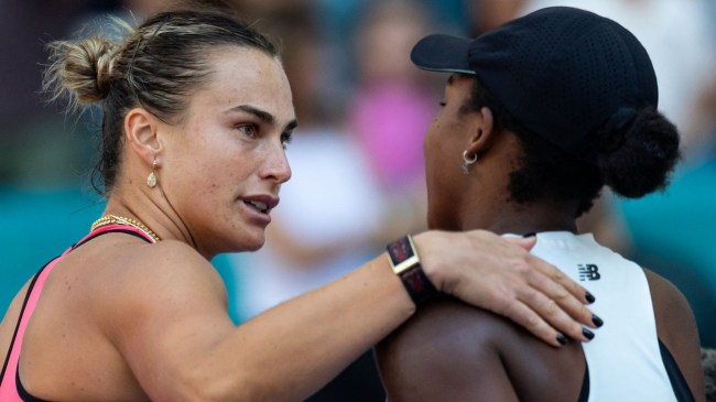 Aryna Sabalenka and Coco Gauff at Miami Open