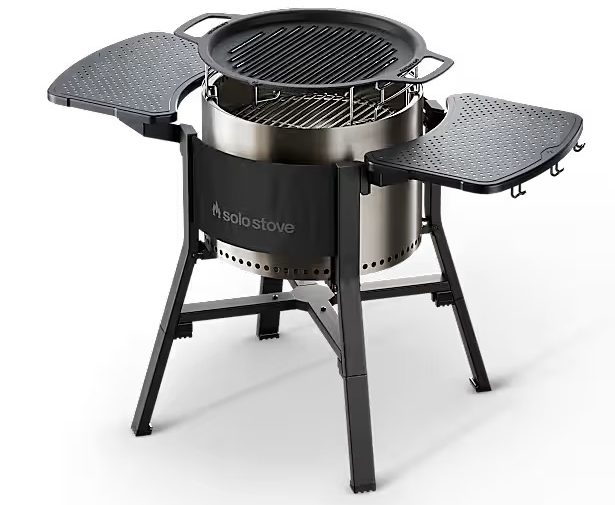 Solo Stove Bonfire 19.5" Fire Pit Cookout Bundle