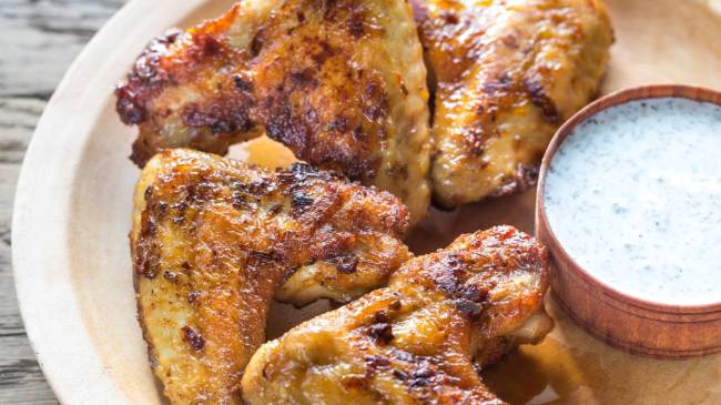 Alabama BBQ chicken with white sauce 