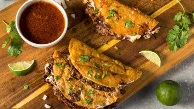 Birria tacos